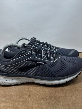 Brooks Ghost 12 Men Size 9 Running Shoes Gray/Black